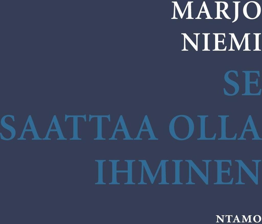 Se saattaa olla ihminen