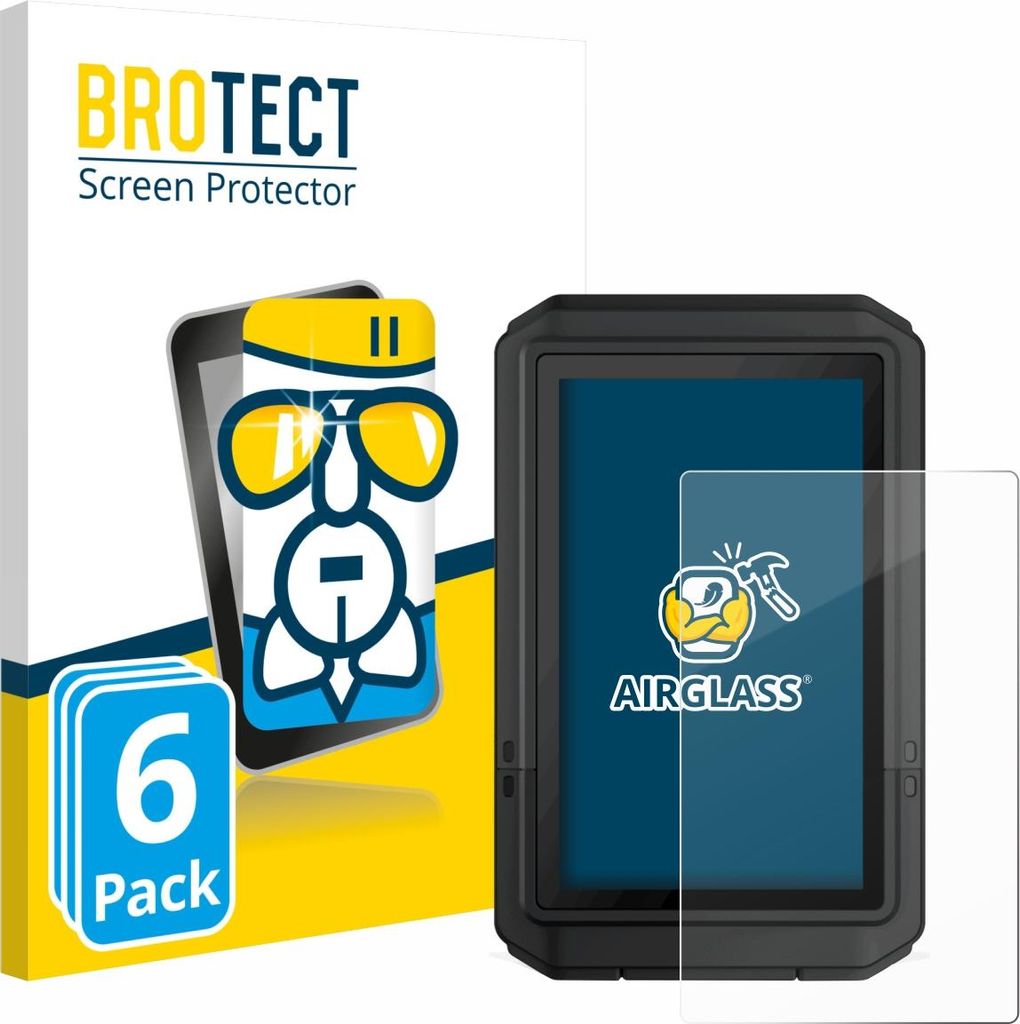 6x BROTECT Schutzglas für Garmin eTrex Touch 2025 Schutzfolie Panzer Folie Glas Display Schutz klar