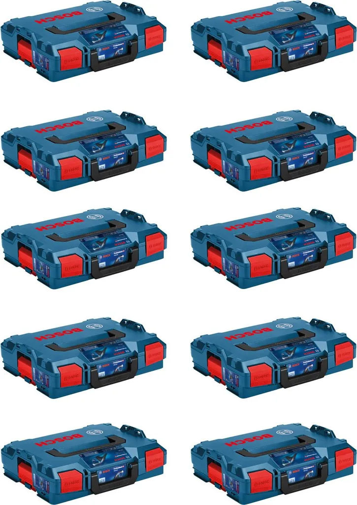 Bosch 10x L-Boxx 102 Professional 1600A012FZ Coffret de transport robuste