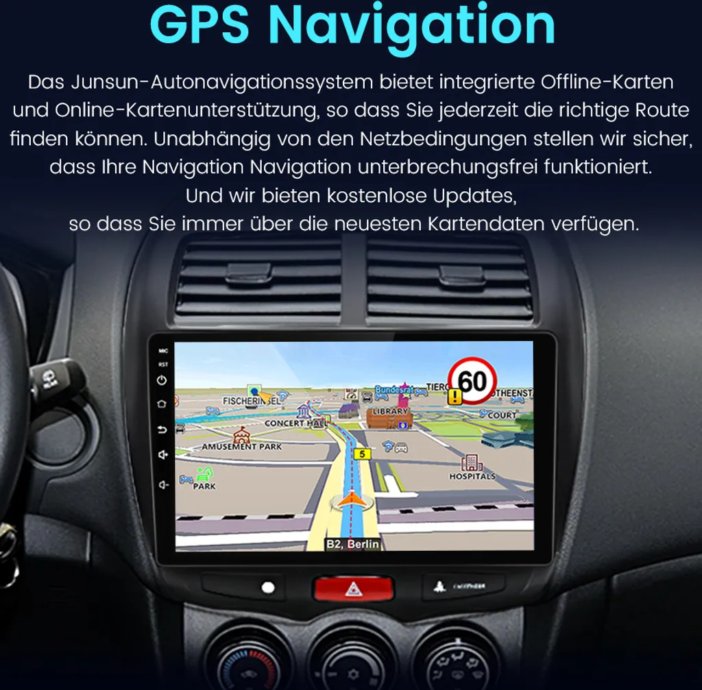 Infotainment Android 12 per Mitsubishi ASX 2010-16 10" GPS - 18