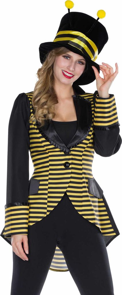 Biene Bienen Jacke Blazer Gehrock Karneval Fasching Kostüm Produktbild 
