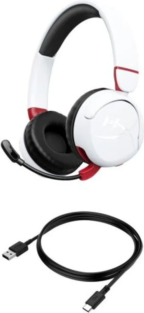 Casque Sans Fil pour Tablette et Switch HyperX Cloud Mini Blanc Gris - 10