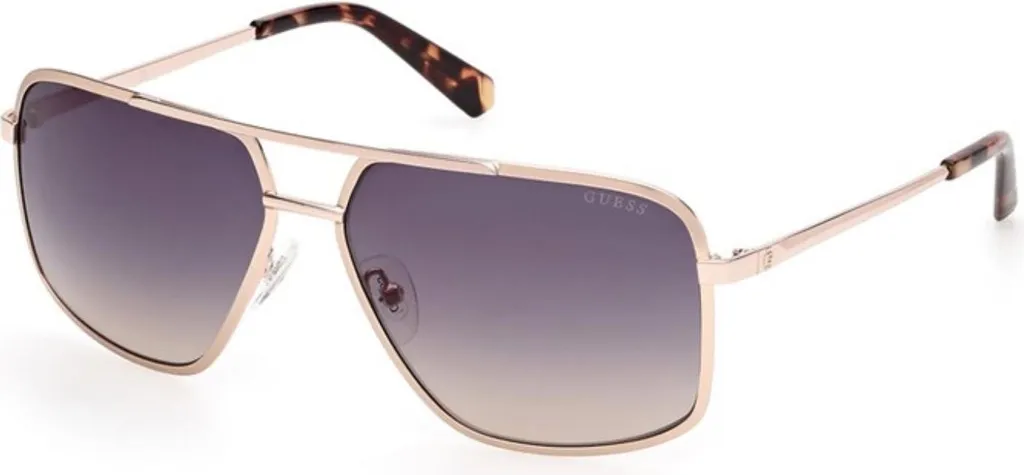 Lunettes de soleil Guess GU00167 6032W - Monture carrée chic dorée