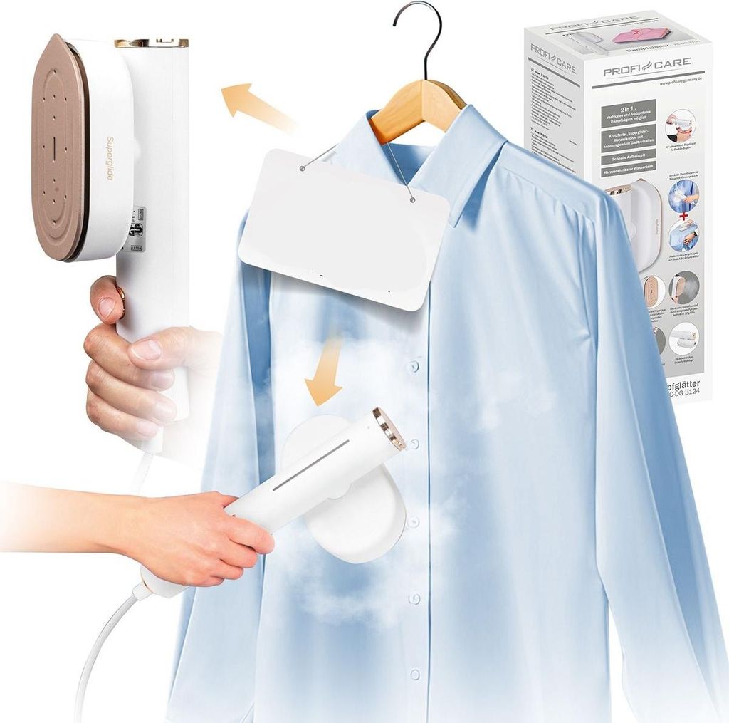ProfiCare® Dampfglätter | 30 Sek. Aufheizzeit | Steamer Produktbild 
