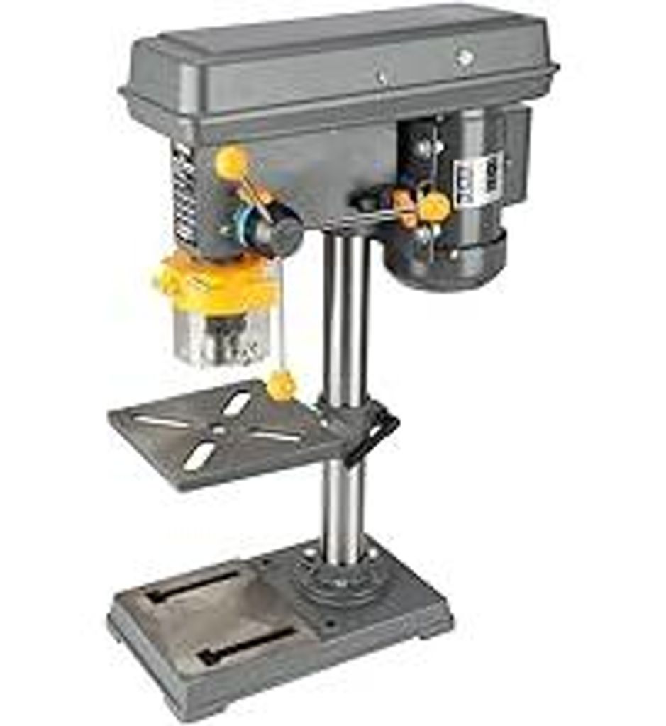 Hoteche Tischbohrmaschine Ständerbohrmaschine mit 500W 230V 9 Drehzahlen 280 bis 2350RPM max. Bohrdurchmesser 16mm 50mm Spindelweg MT2 ideal für ...