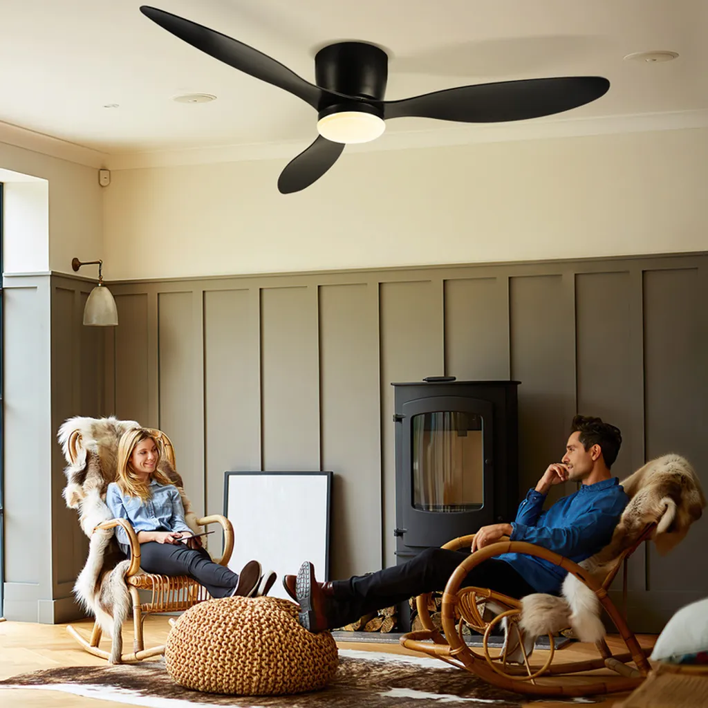 Ventilatore da soffitto senza luce con telecomando