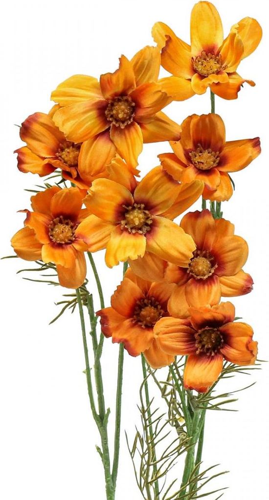 Kunstblumen Cosmea Schmuckkörbchen Deko Highlight, 3 Stück