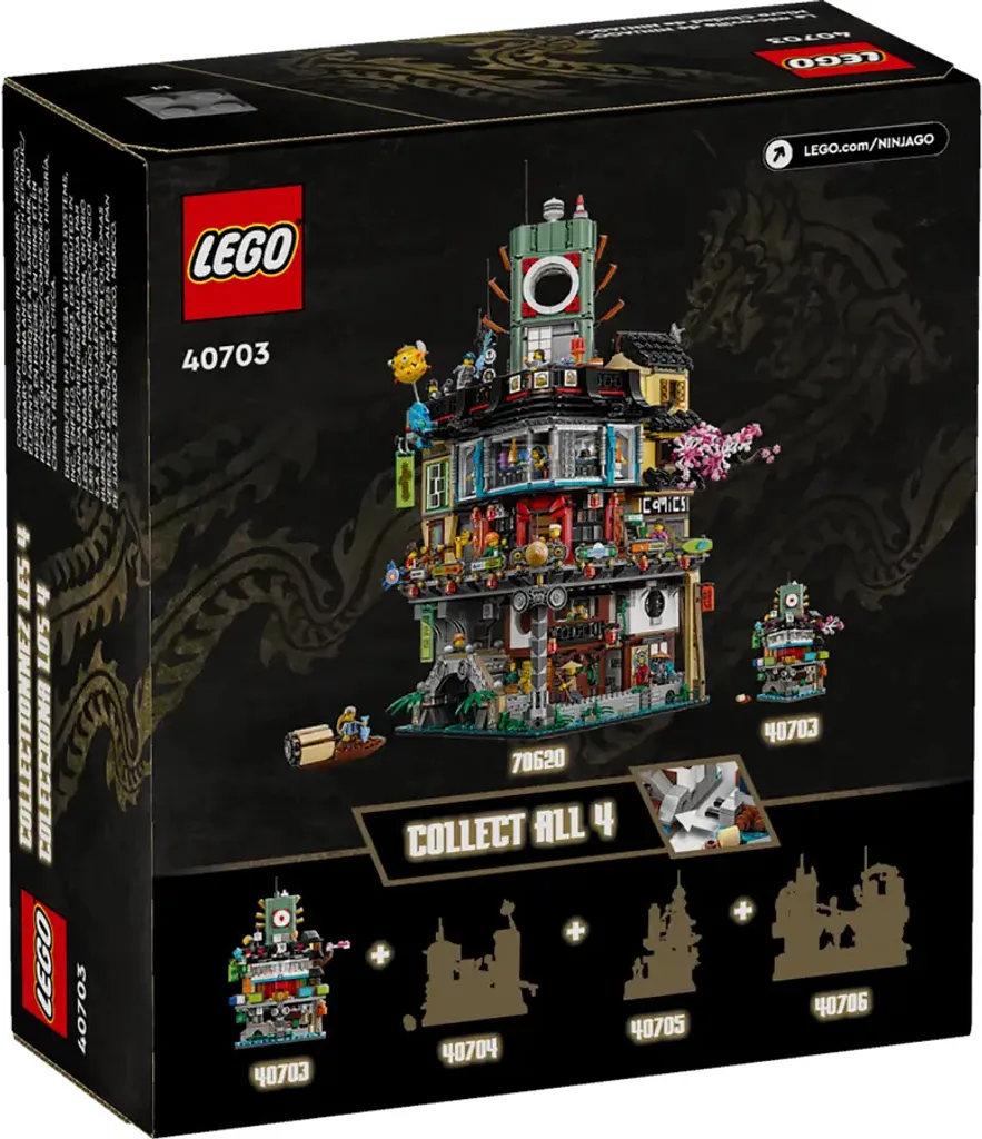 Micro-modèle Ville NINJAGO 40703 - Set de Construction LEGO de Collection - 3