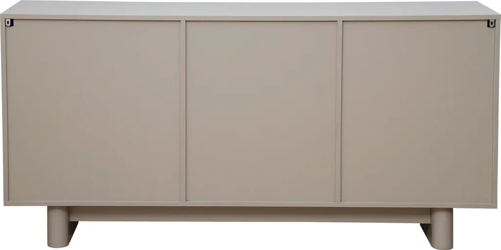 Buffet moderne rectangulaire L160 cm beige Octave par Oviala - Design