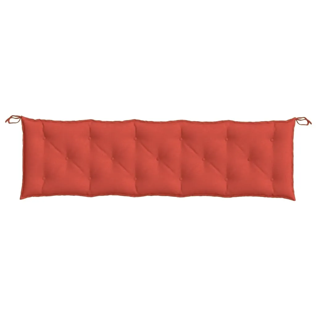 Cuscino Panca Esterno 180x50 Rosso Melange vidaXL - Comfort 7 cm - 4
