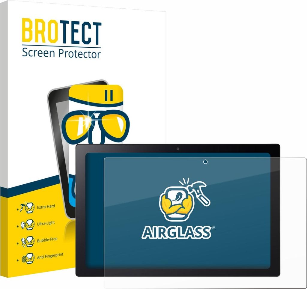 BROTECT Schutzglas für Acer Chromebook Tab 311 Schutzfolie Panzer Folie Glas Display Schutz klar