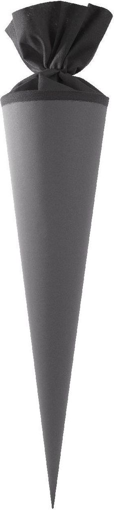 Schultüte extrastark steingrau, 70 cm, D: 18 cm aus Produktbild 