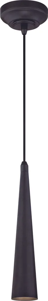 Suspension Carney en Métal Gun Metal avec LED Dimmable Haute Qualité