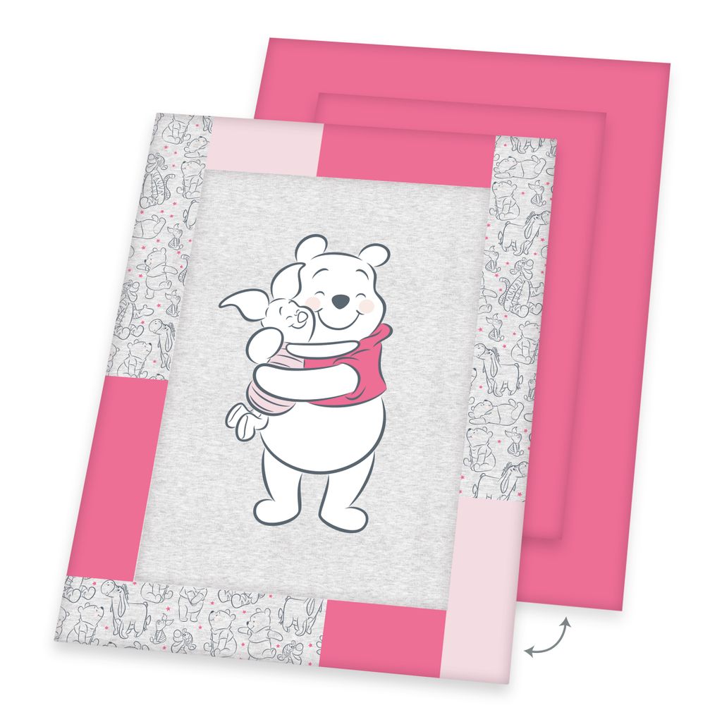 "Winnie Pooh ( Disney )" Krabbeldecke, Obermaterial: 100% Baumwolle / Füllung: 100% Polyester, 100x135 cm
