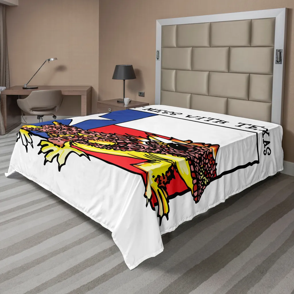 Drap de lit Confortable Horned Toad, Impression Textile Haute Qualité