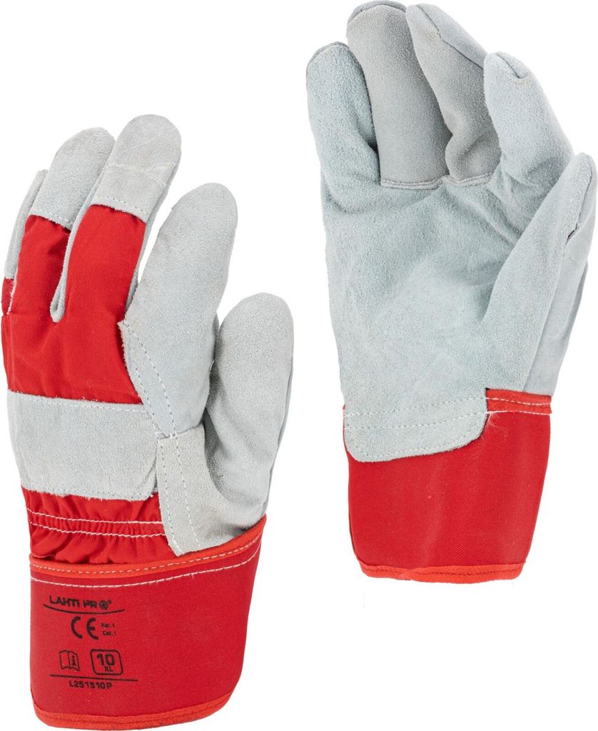 Warme Handschuhe, Rinder, Rot, L251510P, Karte, "10", Ce, Lahti