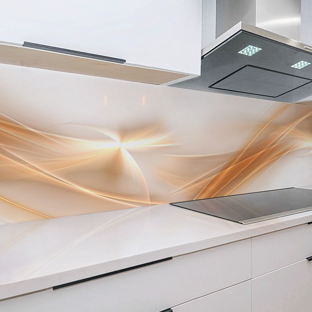 Küchenrückwand beige Wandverkleidung ABS-Platte | Produktbild 1