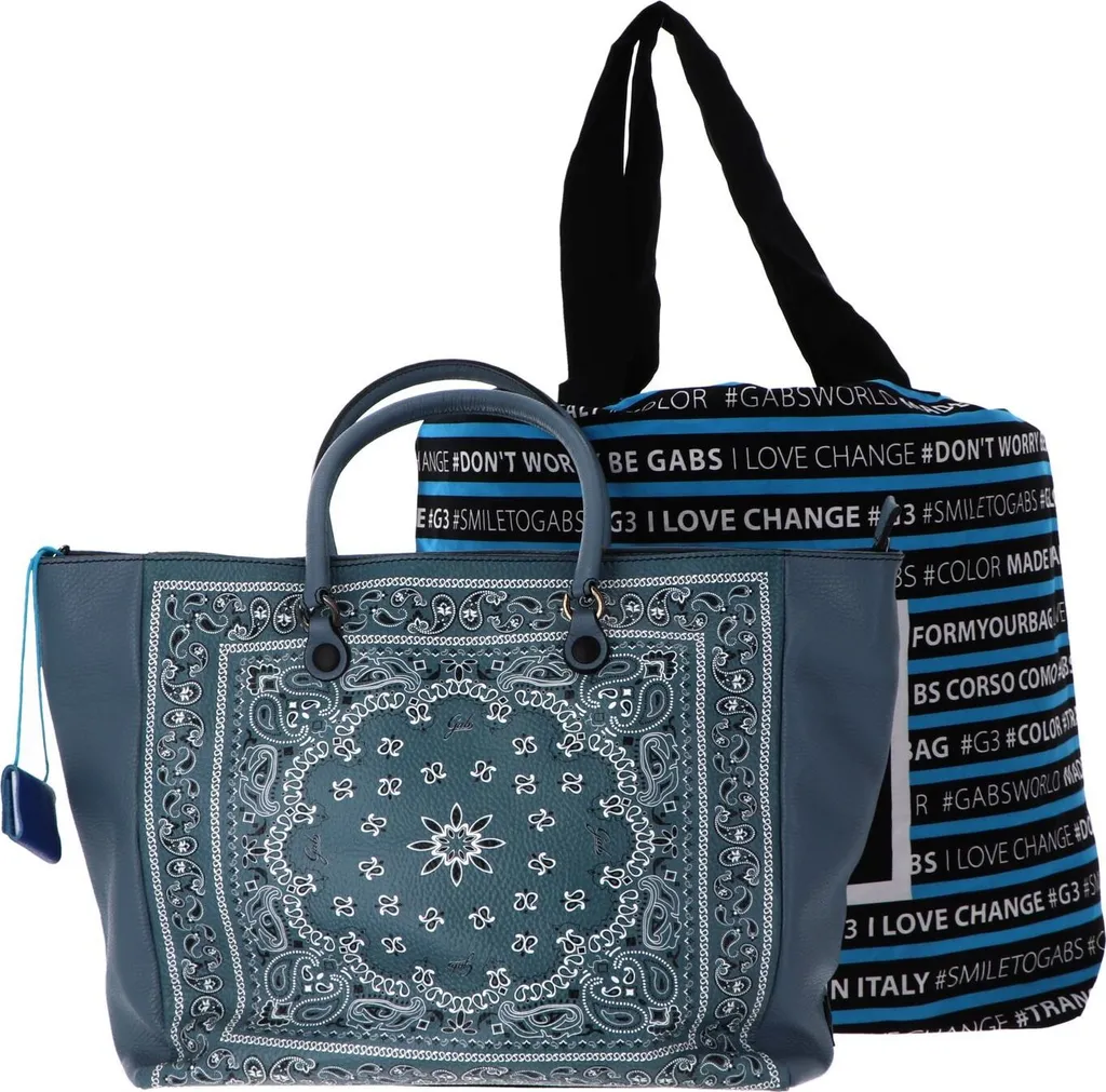 Sac Gabs Riana Bleu Cuir : Fini le Désordre avec ce Grand Cabas Shopper