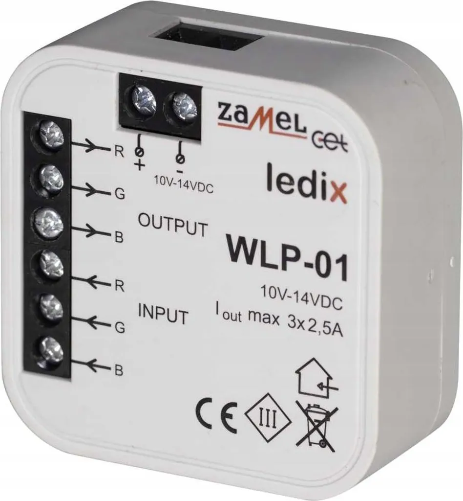Correction Chute de Tension LED RGB - Amplificateur Zamel WLP-01 12/24V