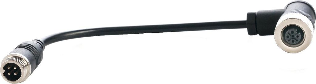 Kamera-Reduzieradapter für FERGUSON DATATRONIC 4 Agco C1000 Challenger Serie C 90 Grad 5-PIN weiblich/4-PIN männlich