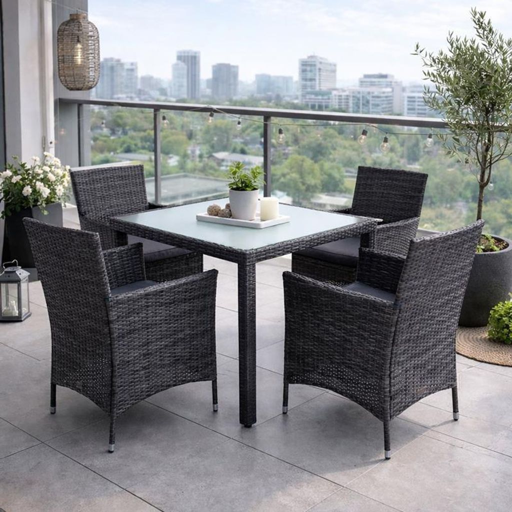 Polyrattan Sitzgruppe Gartenmöbel Set Rattan Gartenset Produktbild 