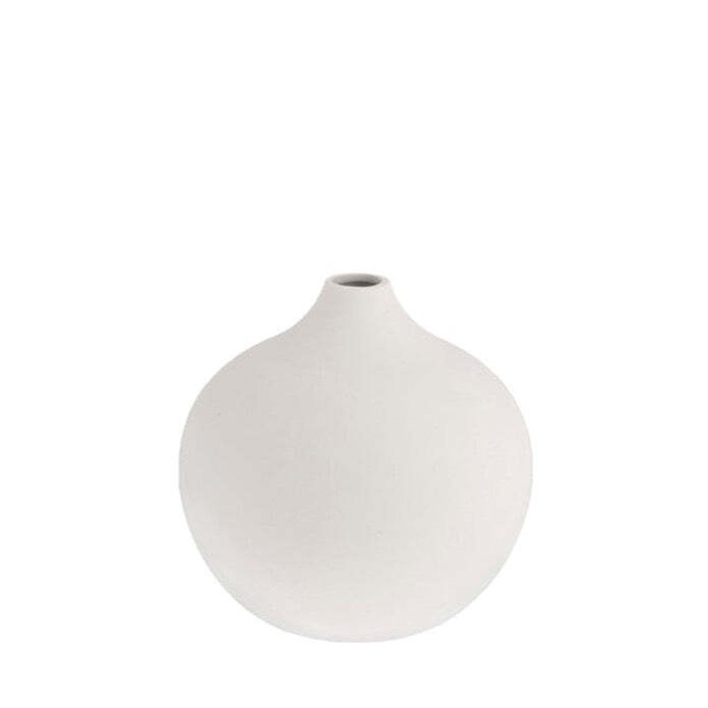 Storefactory FRÖBACKEN medium white plain vase