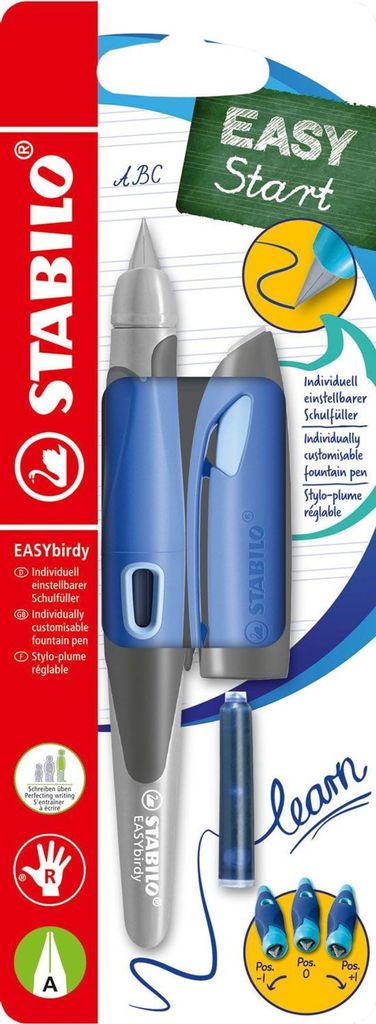 STABILO EASYbirdy Pastel R – blau/hellblau Produktbild 