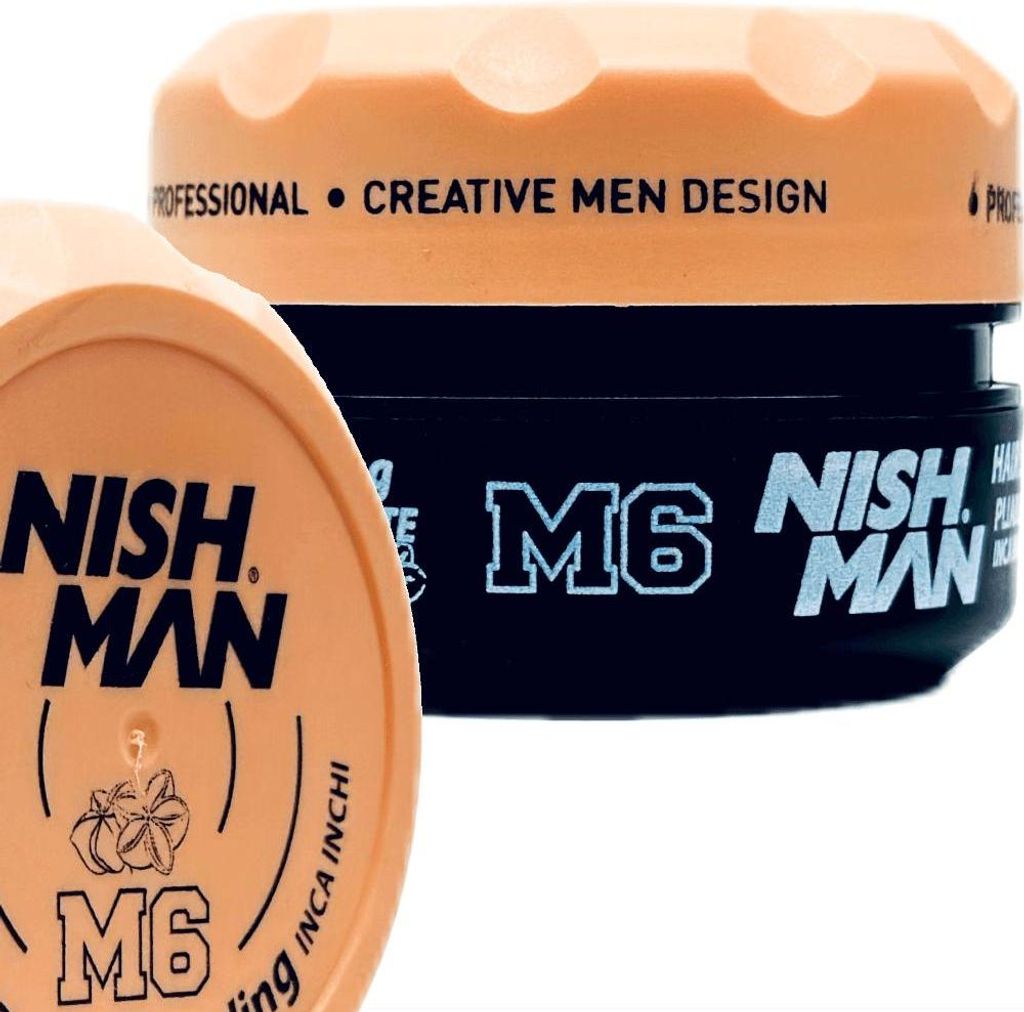 Nishman | Pomáda na vlasy M6 - 100 ml - Matná textura - Obrázek produktu 