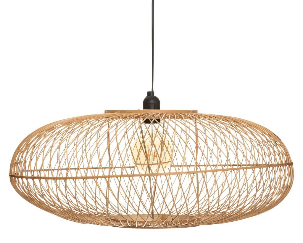 ATMOSPHERA Loren Bambus Pendelleuchte D60 cm - Natur Produktbild 