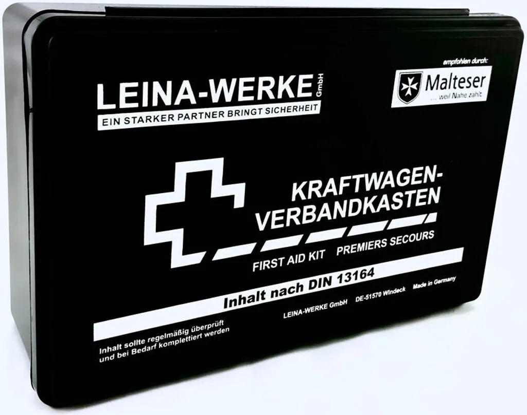 Kit Emergenza Auto Leina-Werke 10002 DIN 13164 Nero per Viaggi - 2