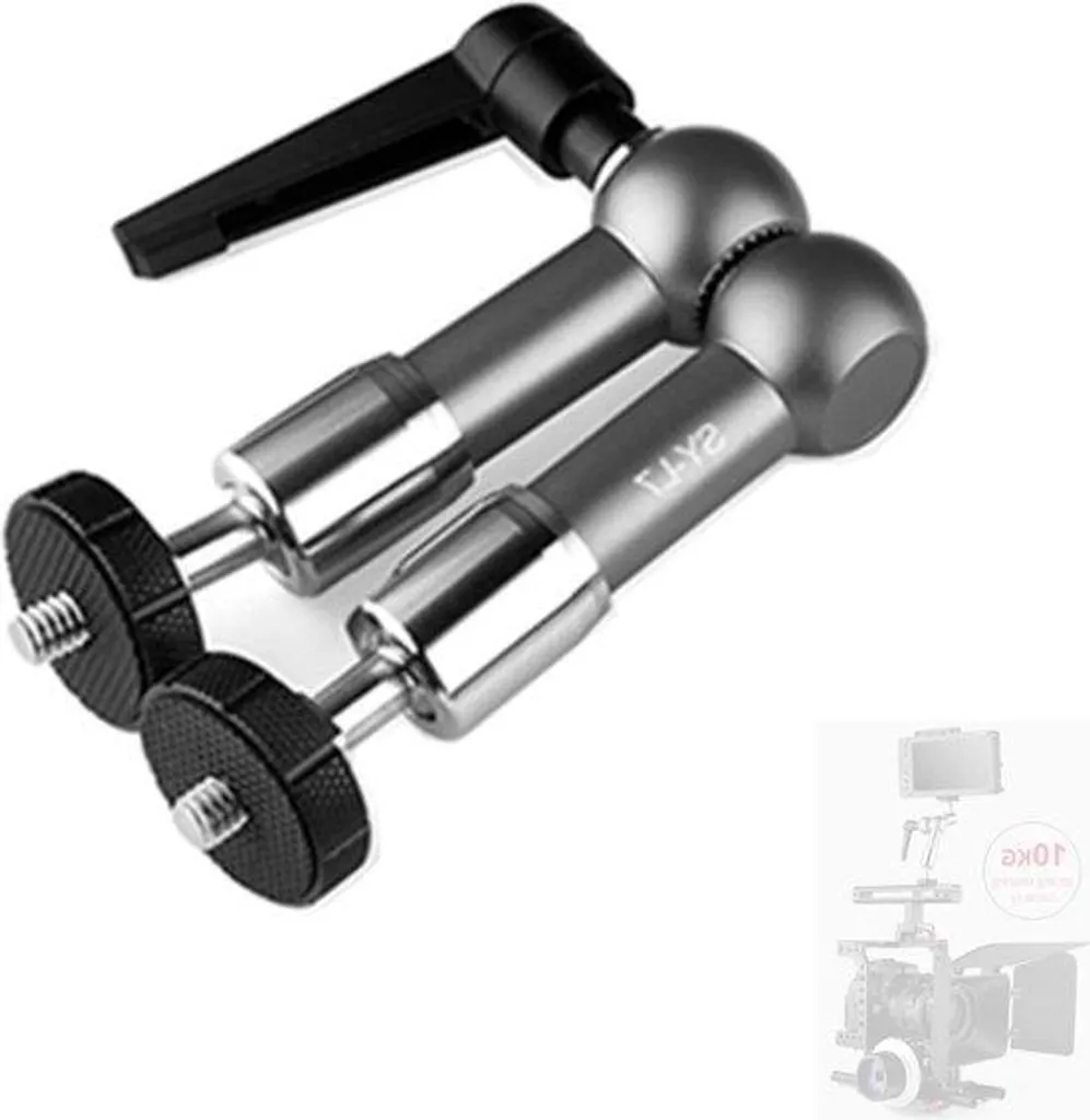 Support articulé Magic Arm 7" robuste inox pour moniteur et caméra DSLR
