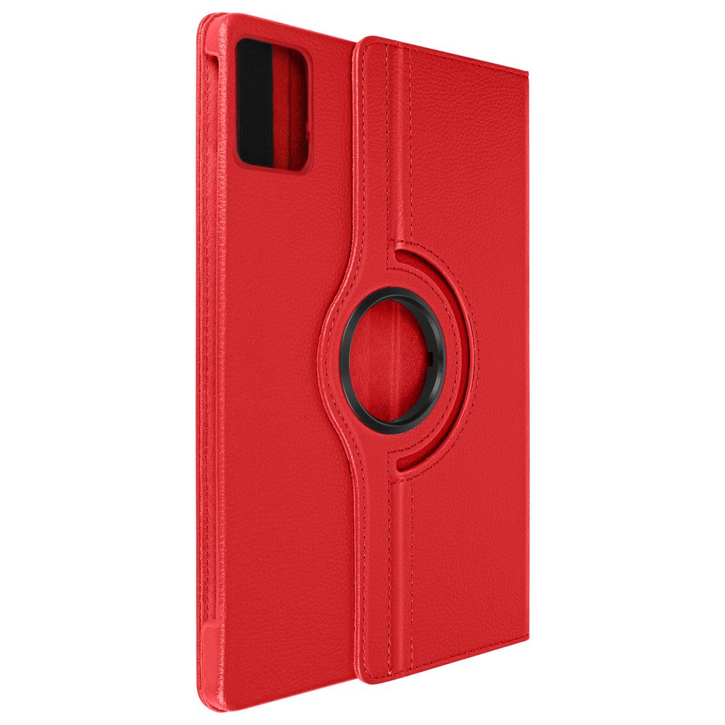 Avizar, 360° Klapphülle mit Standfunktion für Lenovo Tab M11, Rot