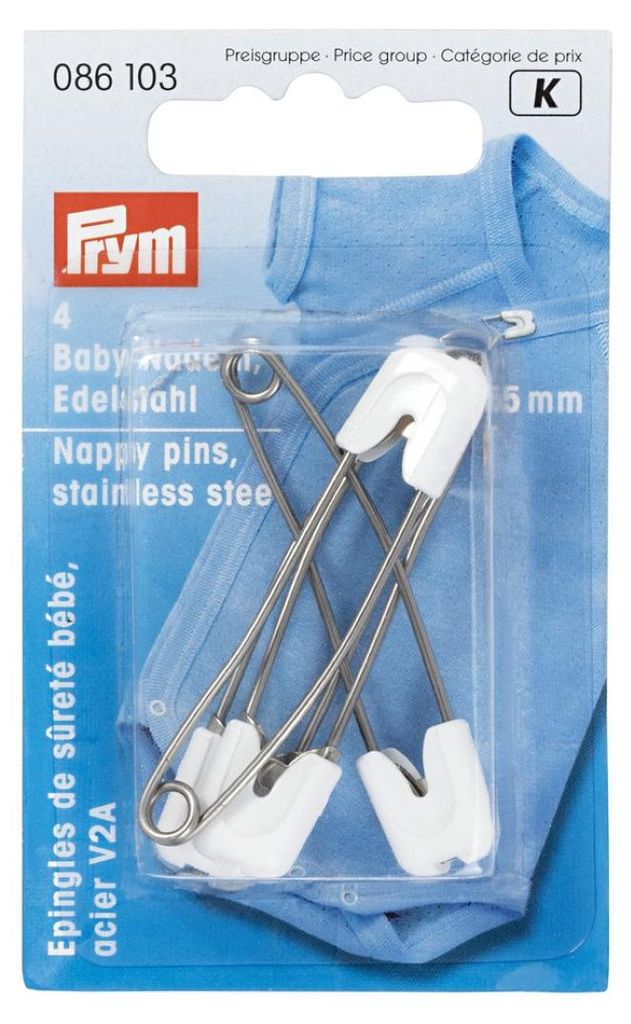 Prym 086103, Sicherheitsstift, Stahl, 4 Stück(e), Produktbild 