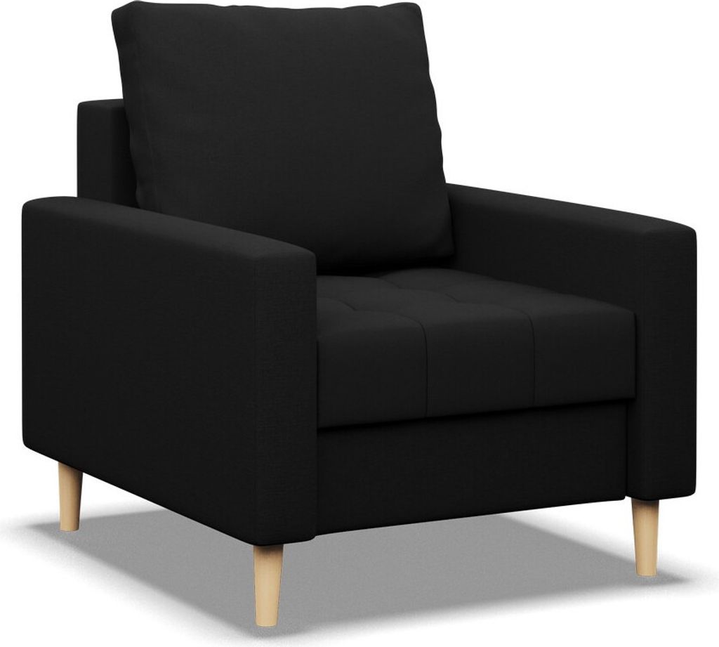 Loungesessel für das Wohnzimmer, Schwarz