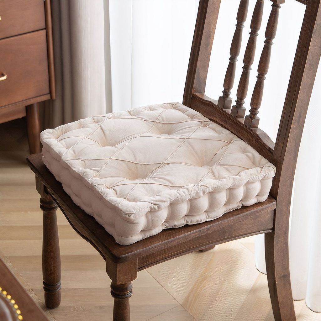 Chickw1 Sitzkissen 40x40cm Grün - Für Stühle & Boden - Baumwolle