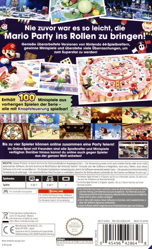 Mario Party Superstars para Nintendo Switch