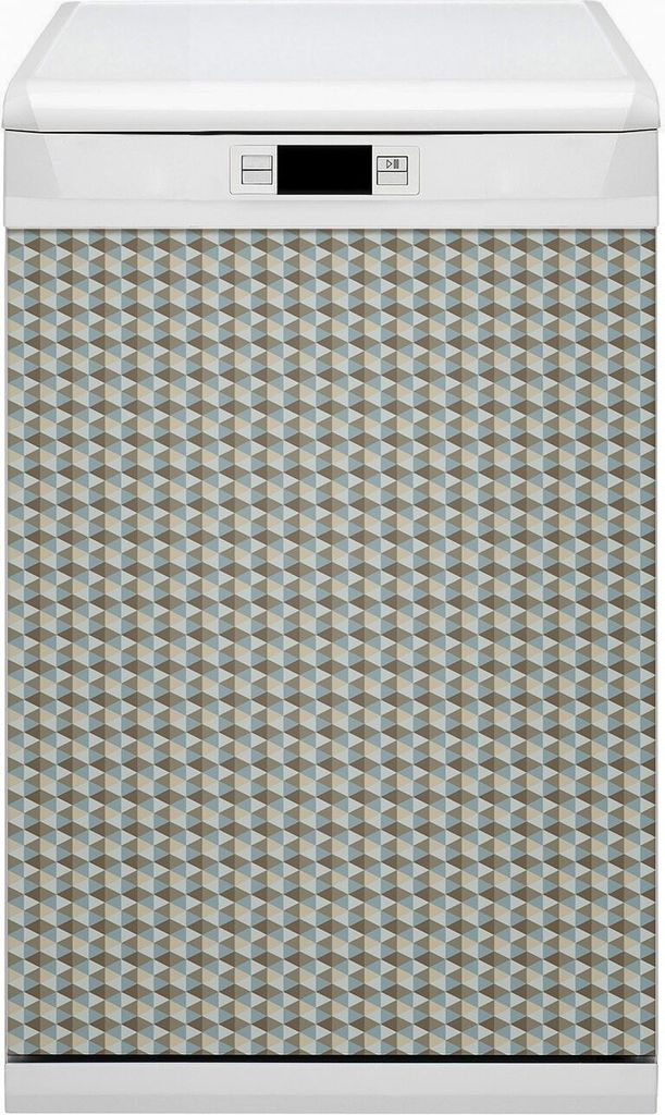 Dekorative Magnetmatte Küche Geschirrspüle 45x80 cm Magnet für Spülmaschine - Retro -Illusion