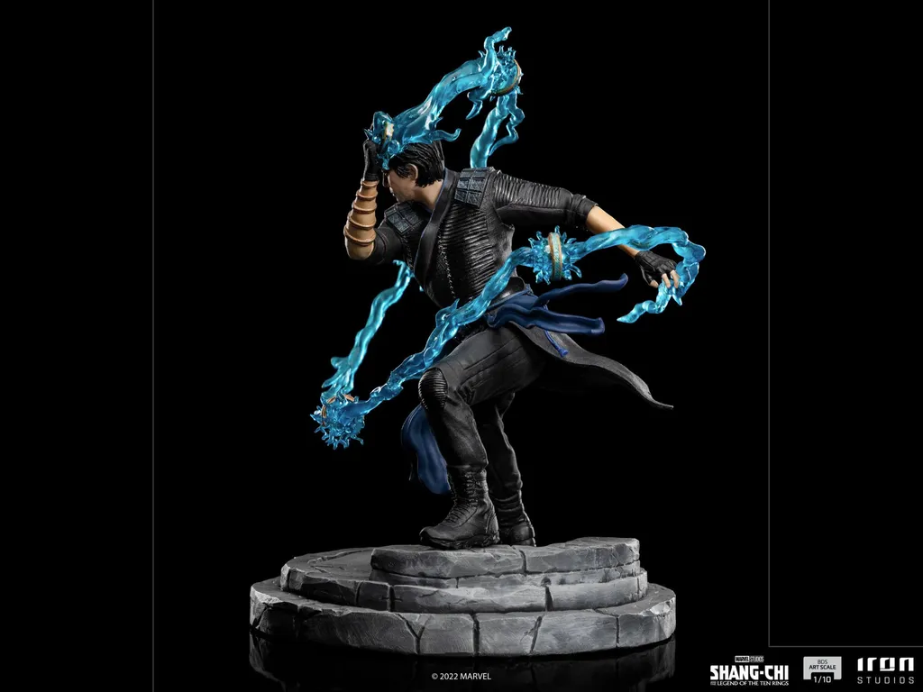 Statue Wenwu Marvel Dix Anneaux Iron Studios en Polystone peint main - 5