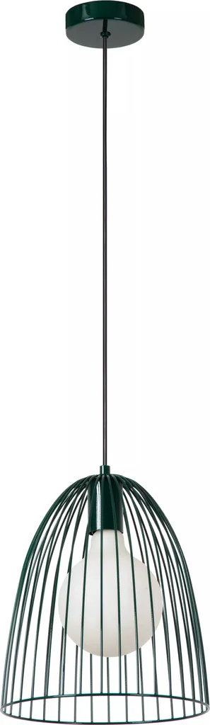 Suspension verte MACARONS Lucide 1xE27 40W luminaire design rétro