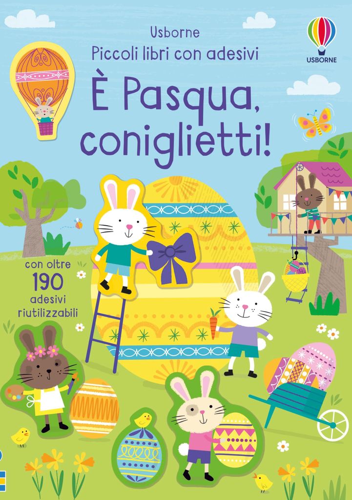 È Pasqua, coniglietti! Ediz. a colori (Piccoli libri con adesivi)