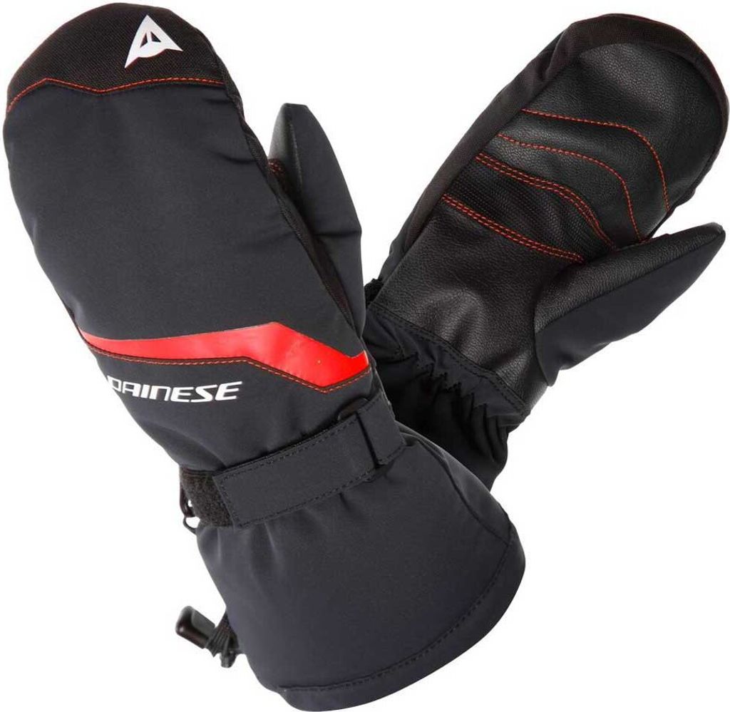 Dainese Scarabeo Jugend Ski Handschuhe Farbe: Schwarz/Rot, Grösse: XL