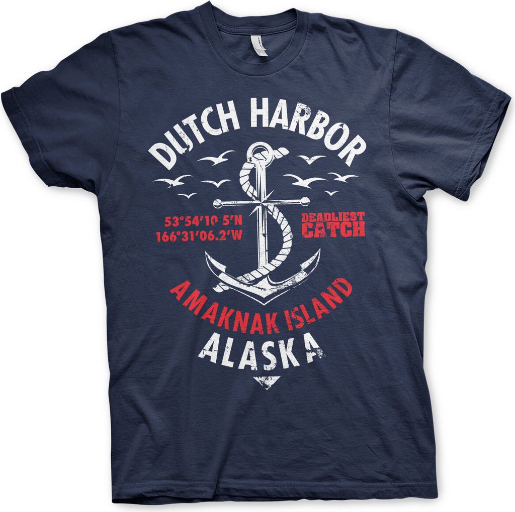 Deadliest Catch - Dutch Harbor T-Shirt - XX-Large - Navy