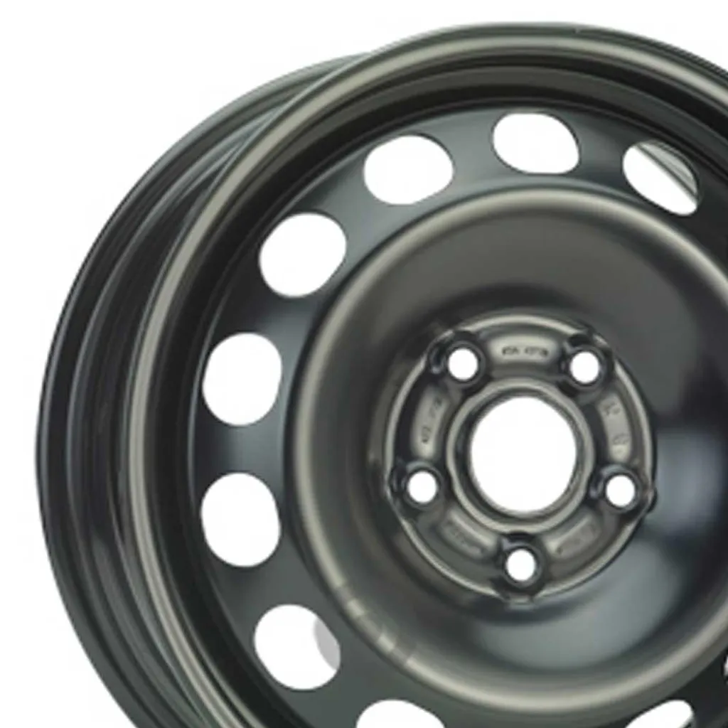Jantes en fer ALCAR ACCIAIO 9702 6x16 5x112 ET50 Noir pour l'Hiver