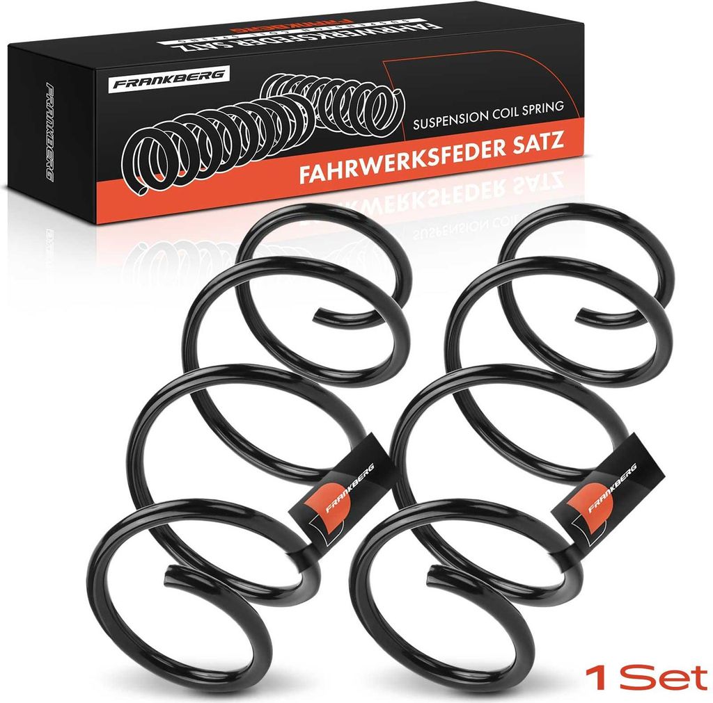 Frankberg 2x Fahrwerksfeder Vorderachse für VW Golf AM1 AN1 Touran 5T1 Skoda Octavia Superb Bj ab 2012