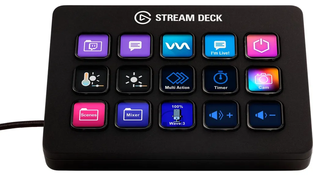 Elgato Stream Deck MK.2 Noir, Studio Controller 15 Touches LCD Personnalisées - 2