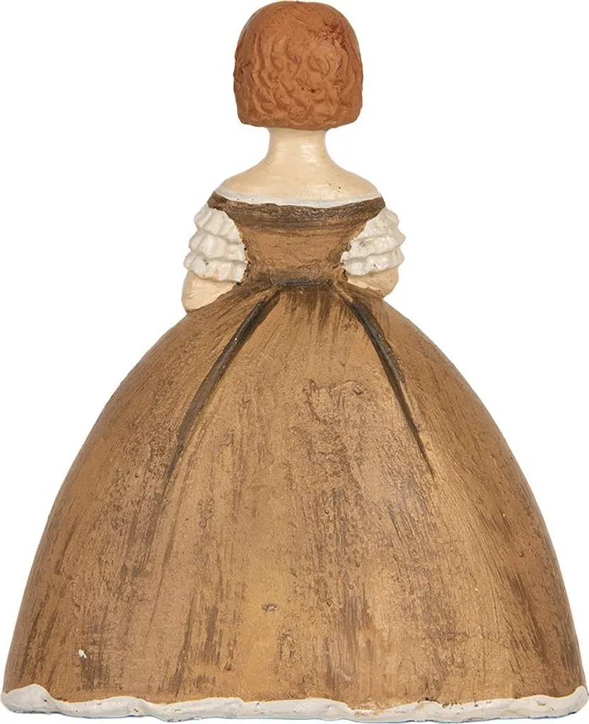 Statuette Décorative Femme Clayre & Eef Marron 20cm Objet de Déco Chic - 3