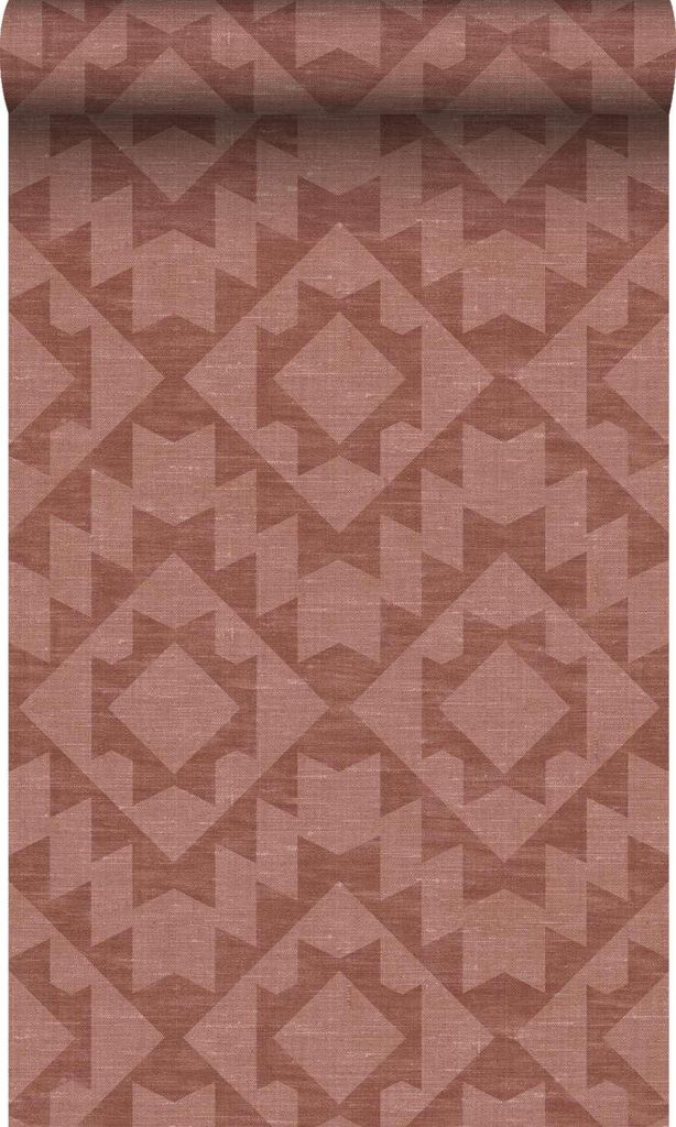 Origin Wallcoverings behang linnen-look aztecpatroon Productafbeelding 