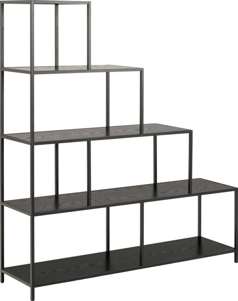 Regal Dover 135cm 4 Fachböden - schwarz