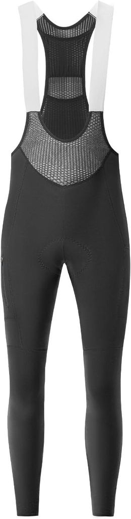 ROCKBROS Road to Sky Herren Fahrrad Trägerhose Lang, Bib Radhose, Träger Radlerhose Lang Gepolstert mit Netzseitentasche Sommer XL