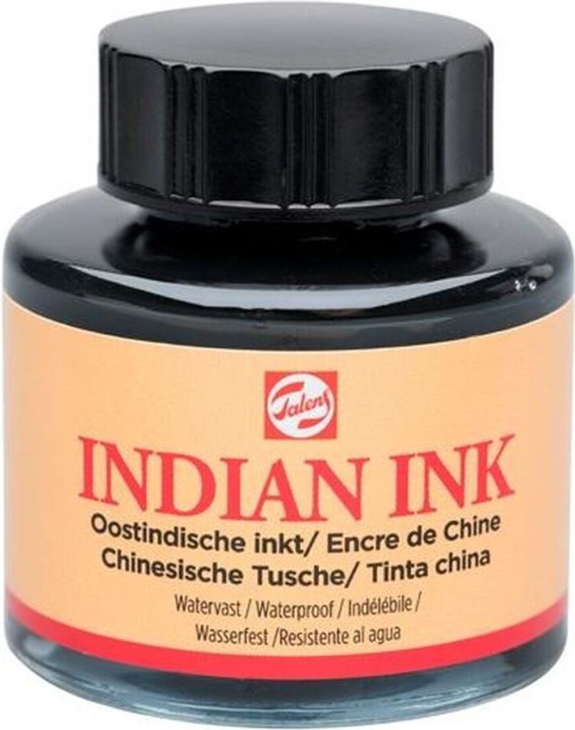 TALENS - Ostindische Ink 30ml Schwarz | 3 Stück